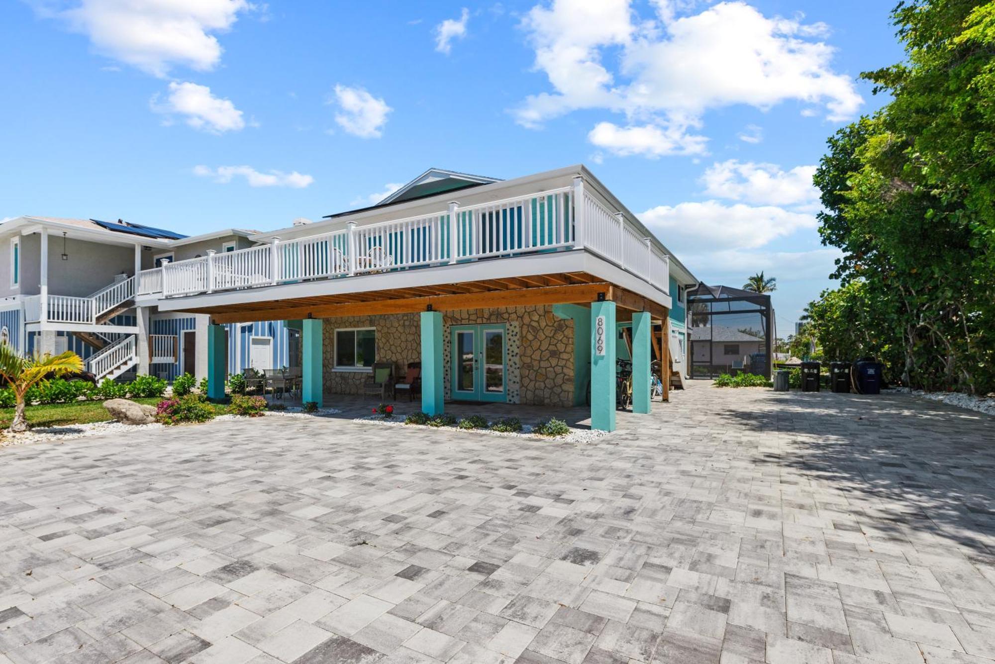 פורט מיירס ביץ' Heated Pool Home Steps To The Beach מראה חיצוני תמונה